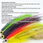 Multi-Color Big Eye Baitfish Deceiver Fly Fishing Lure