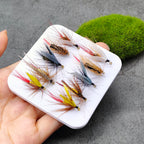 Trout & Bass Fly Fishing Lures Set 10 Piece Wet Fly (Artificial Baits)