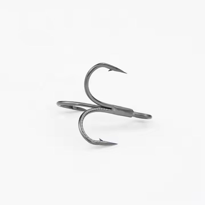 Kylin 3X Strong Treble Hook High Carbon Steel Bass Saltwater Freshwater Fly Tying Hook