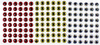 300PCS 3D Bionic Fish Eyes