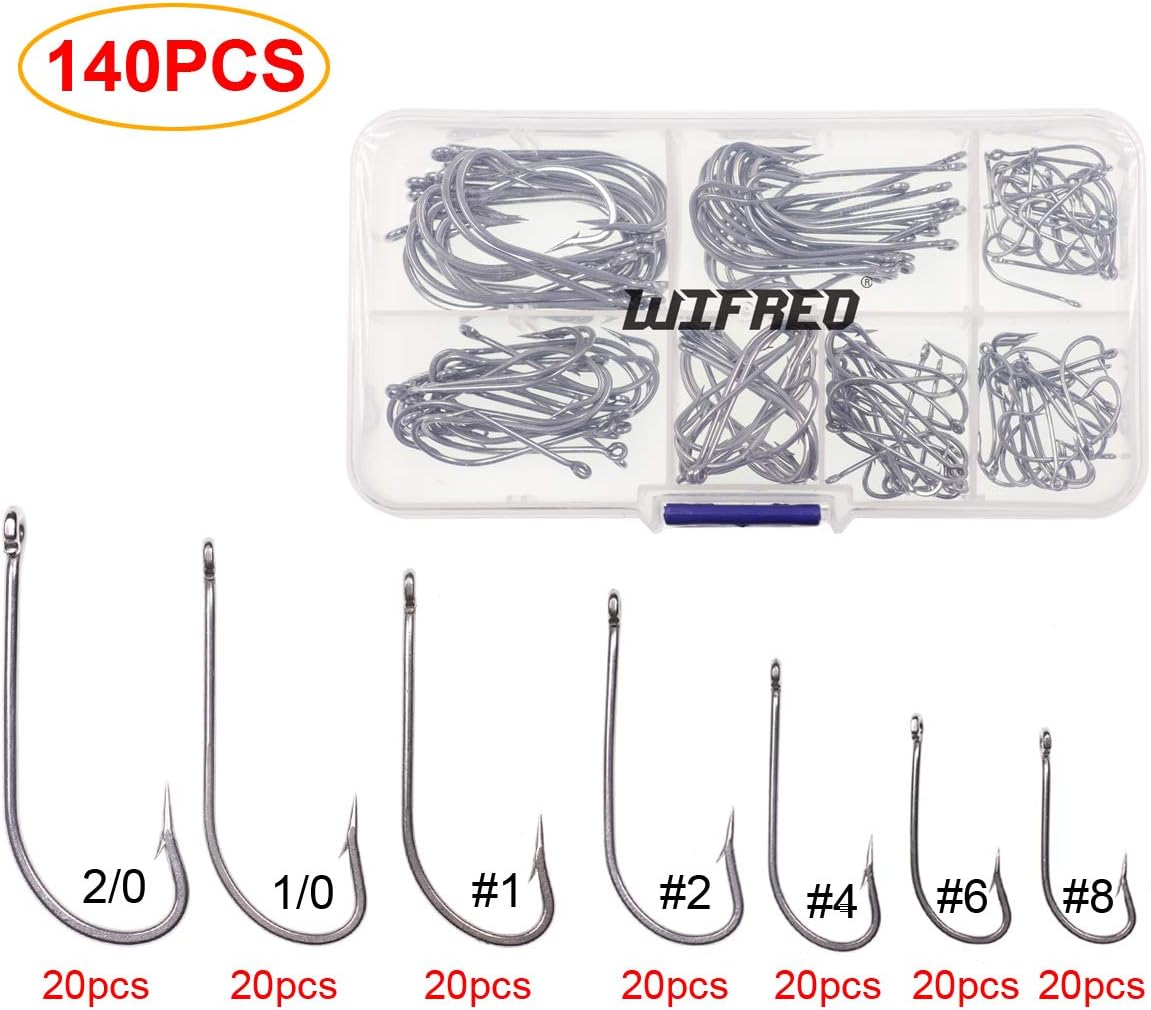 140pcs Set O'SHAUGHNESSY Stainless Steel Hook