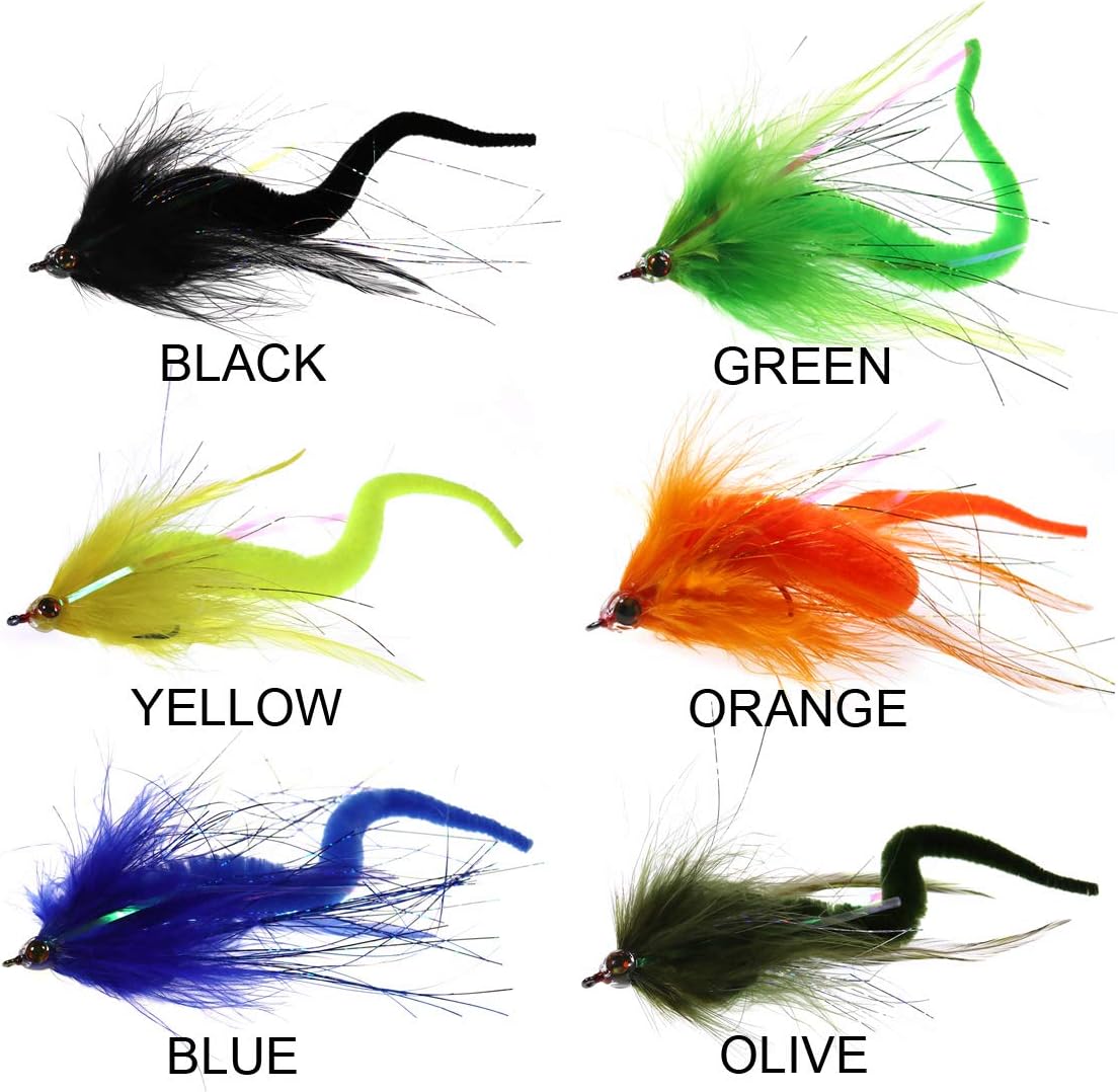 10pcs/Box Dragontail Fly Combo Set Streamer