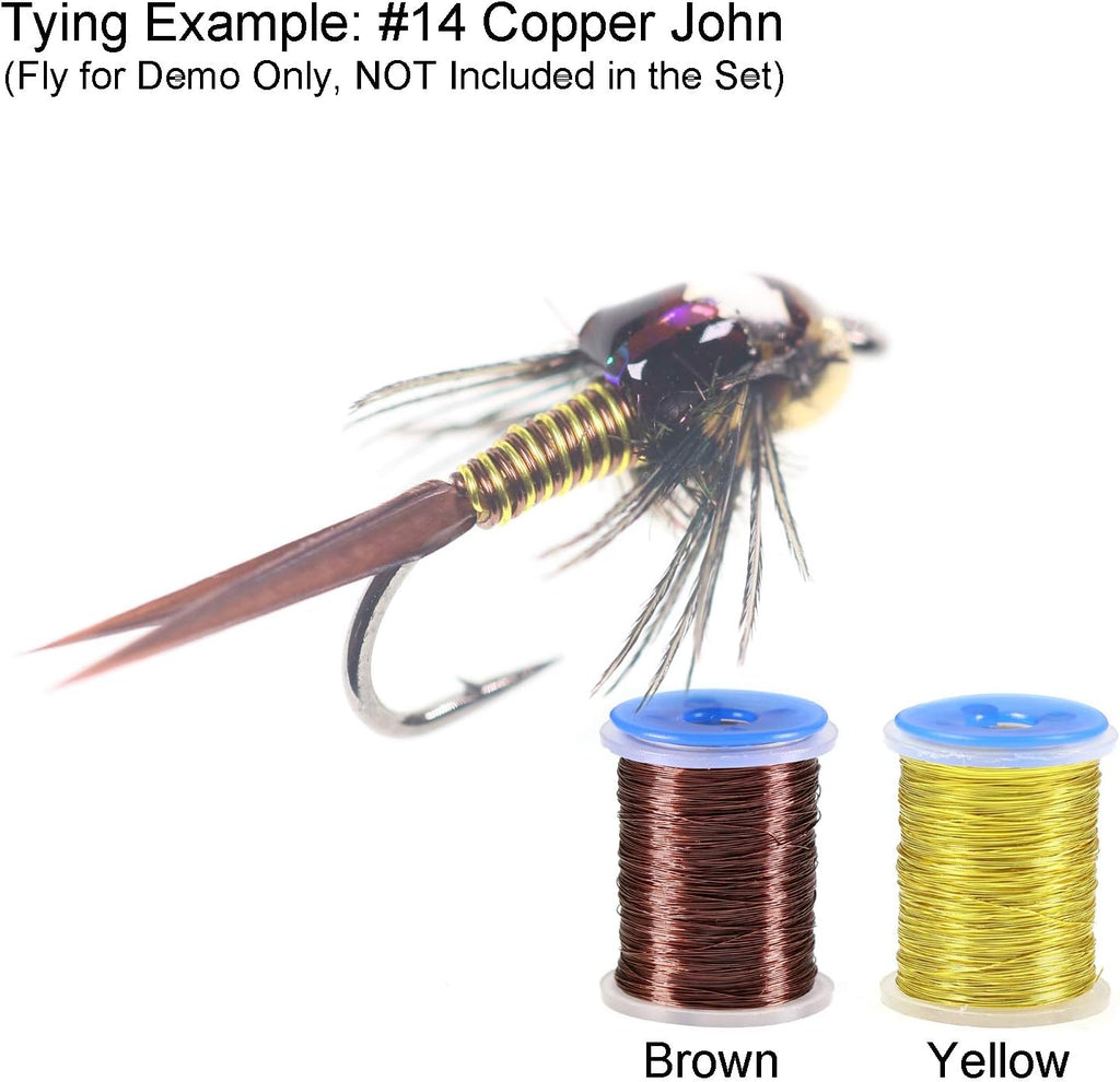 12 Color/Set 0.2mm Non-tarnishing Ultra Fly Tying Copper Wire