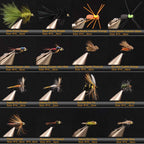 Dry/Wet/Nymph/Streamer Flies Assortment Beginner