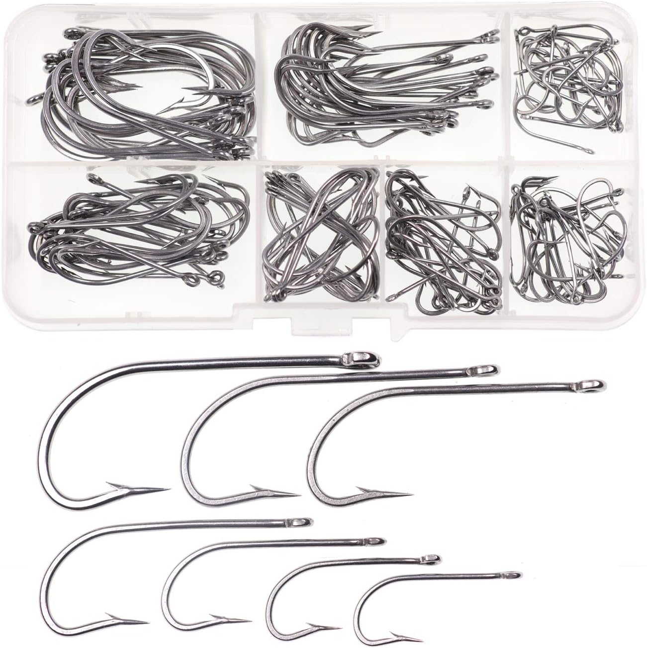 140pcs Set O'SHAUGHNESSY Stainless Steel Hook