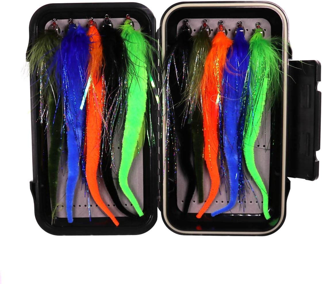 10pcs/Box Dragontail Fly Combo Set Streamer