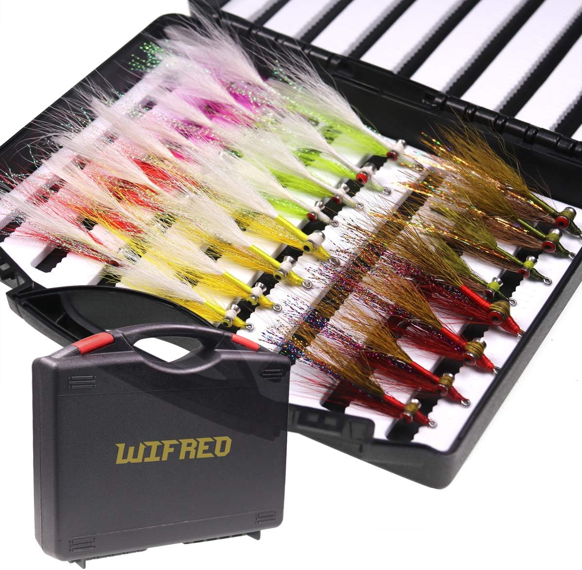 24pcs Assorted Clouser Minnow Streamer Flies