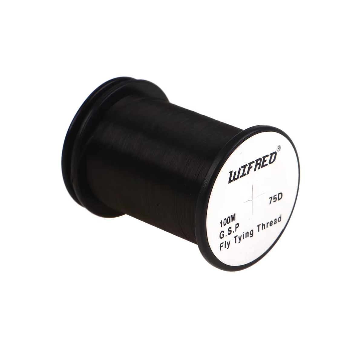 WIFREO 75D GSP fly tying thread in Black, 100m single spool