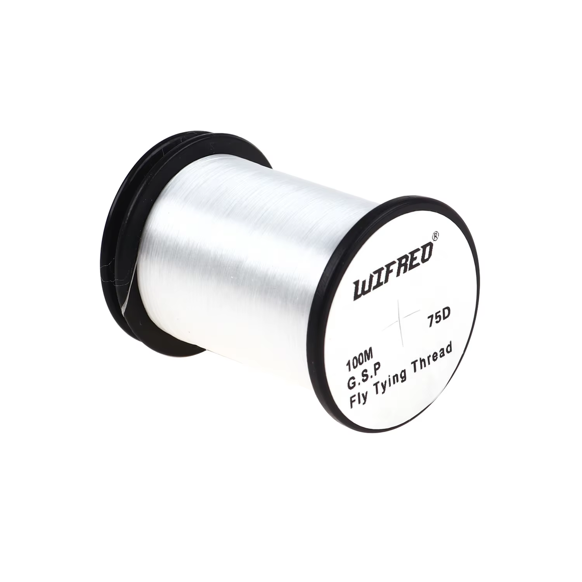 WIFREO 75D GSP fly tying thread in White, 100m single spool