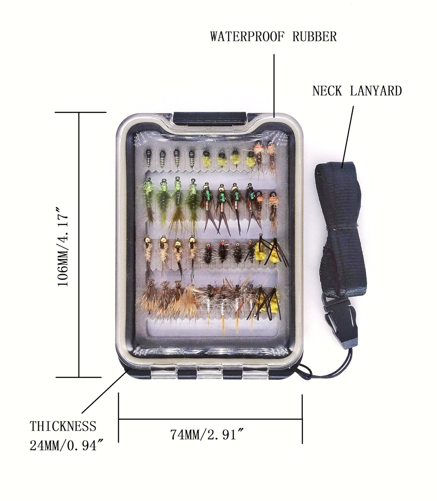 28/40/64/92/120pcs, Dry/Wet/Nymph/Streamer Flies Assortment