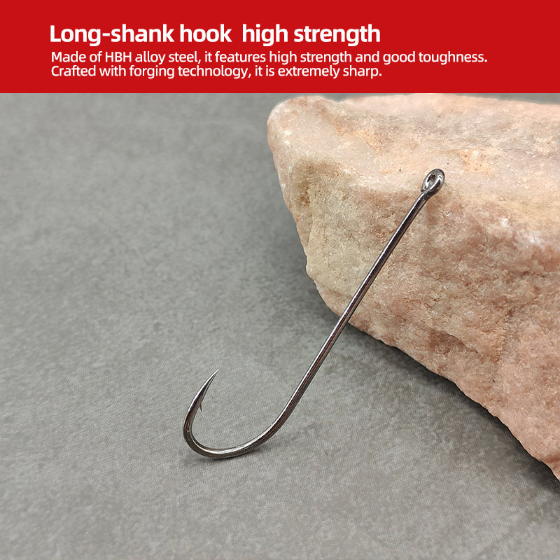 HBH Alloy Steel Long-Shank Streamer Hooks