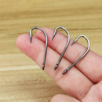 Ultra-Sharp High-Strength Carbon Steel Dry Fly Bare Hooks Streamer Hooks for Fishing