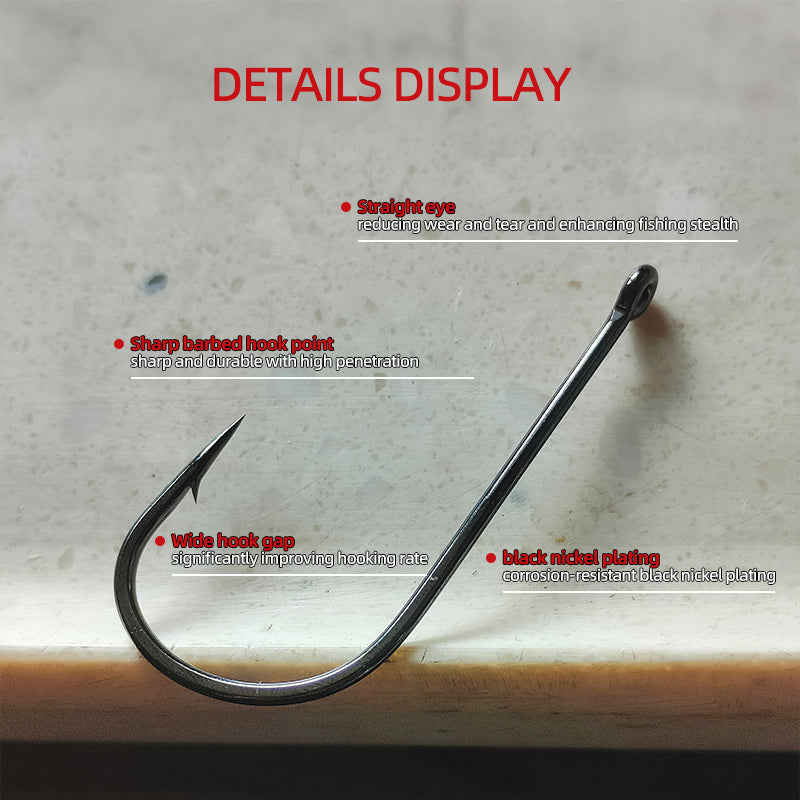 Ultra-Sharp High-Strength Carbon Steel Fly Hooks Streamer Hooks