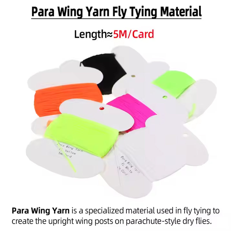 Card High Visibility PARA Post Wing Floating Yarn Fly Tying Material