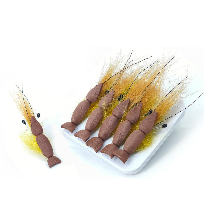Bionic Floating Foam Shrimp Micro Lure for Bass & Mandarin Fish Target Species Bait in Fishing Lures
