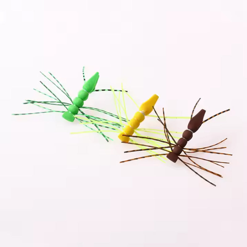 Rubber Legs Grasshopper Foam Body Floating Hopper Dry Fly