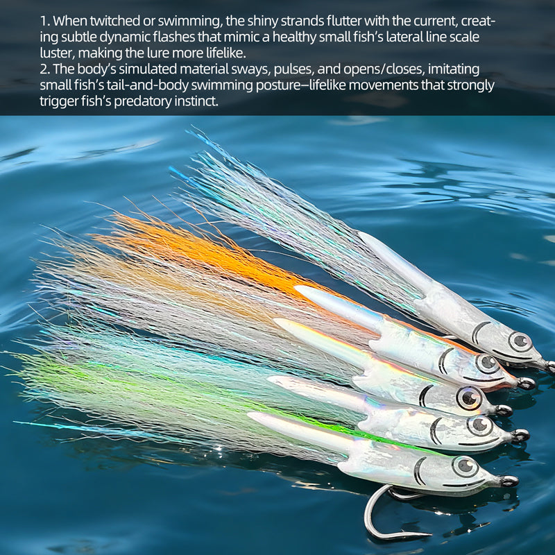 Surf Candy Carbon Steel Hook Saltwater Fly Lure