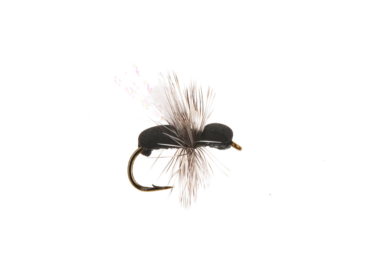 Product photo of the Black Foam Ant Dry Fly, WIFREO style LY015