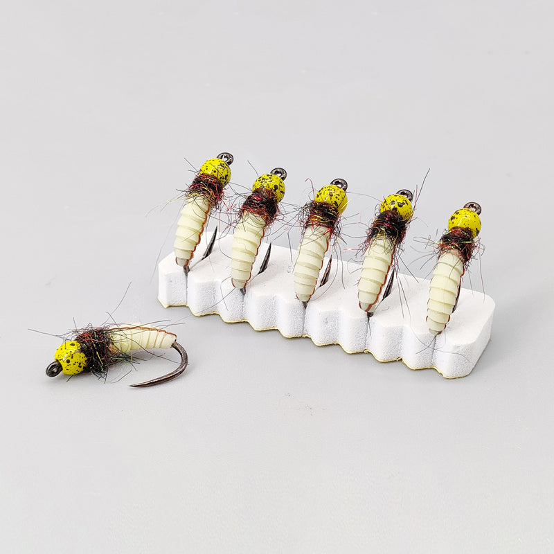 Tungsten Bead Head Wet Nymph Fast Sinking Fly Trout and Bass Fishing Lures 10# River Lake