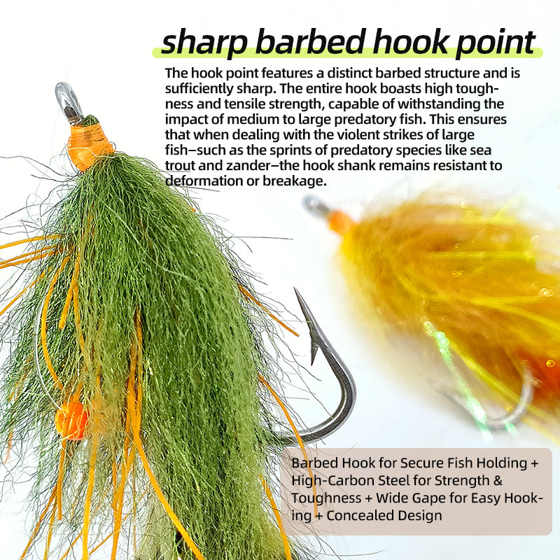 Zonker Streamers Fly Fishing Flies for Trout/Bass/Tilapia