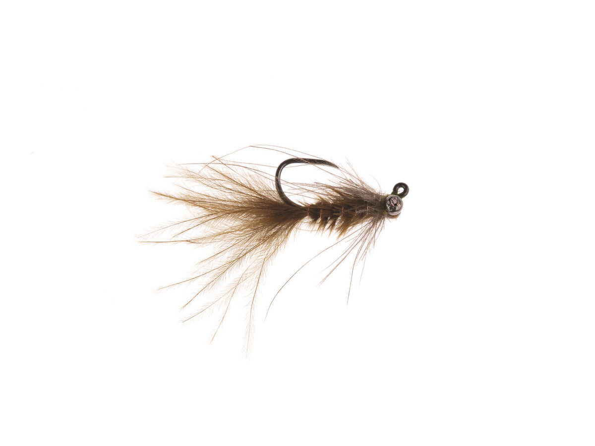 Product photo of the Chain-Eye Olive Marabou Damsel, WIFREO style LY088
