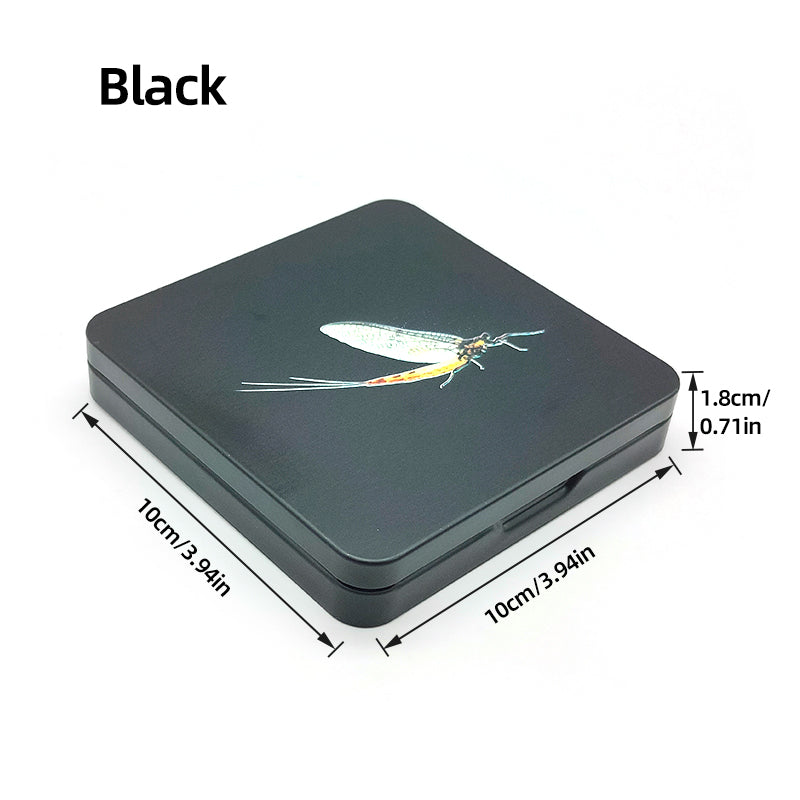 Colorful Metal Dry Fly Bait Essential Fly Fishing Tools & Accessories Box Included