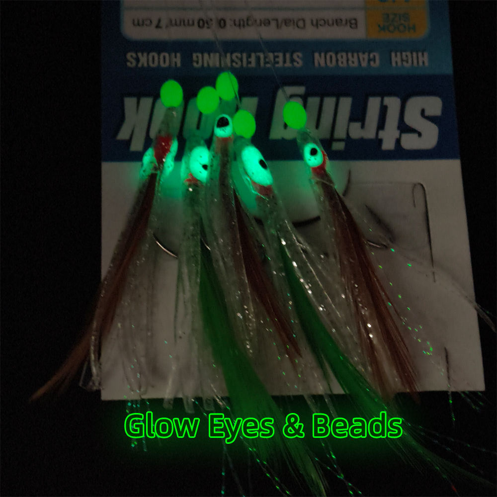 Sabiki Rig with Soft Octopus Lures
