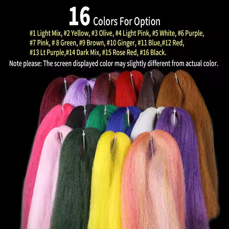 Synthetic Fibers Hairs Environmental Protection Silk Fiber