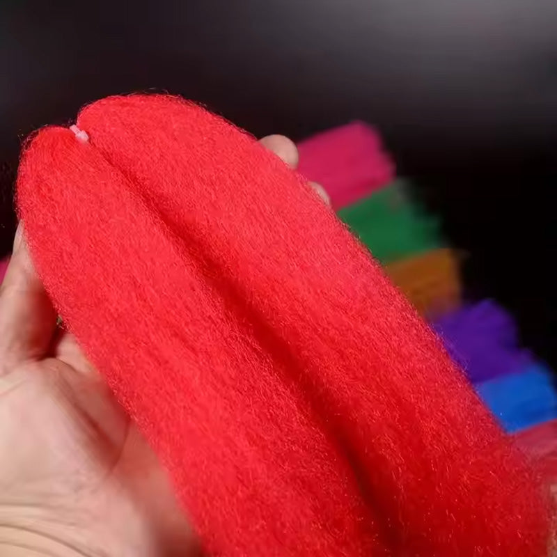 Synthetic Fibers Hairs Environmental Protection Silk Fiber