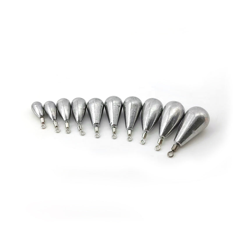 Teardrop-Shaped Drop Shot Weight/ Free Sliding Weight