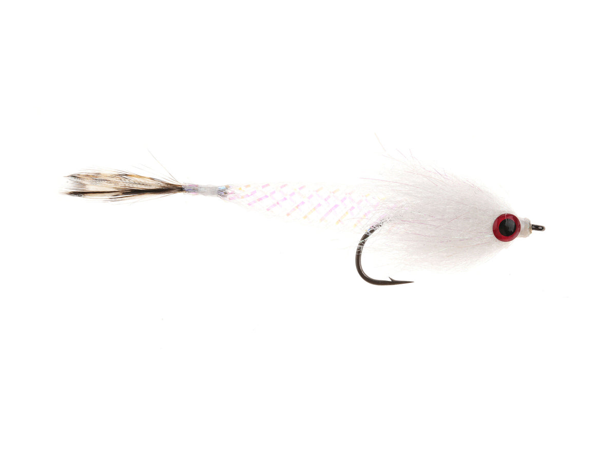 Product photo of the White EP Minnow Streamer, WIFREO style WY1004B