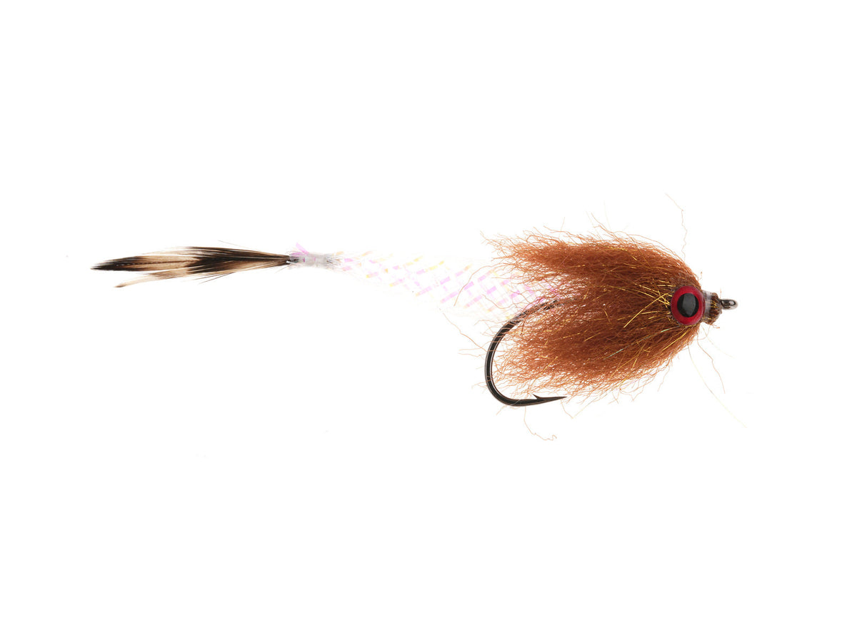 Product photo of the Brown EP Minnow Streamer, WIFREO style WY1004C
