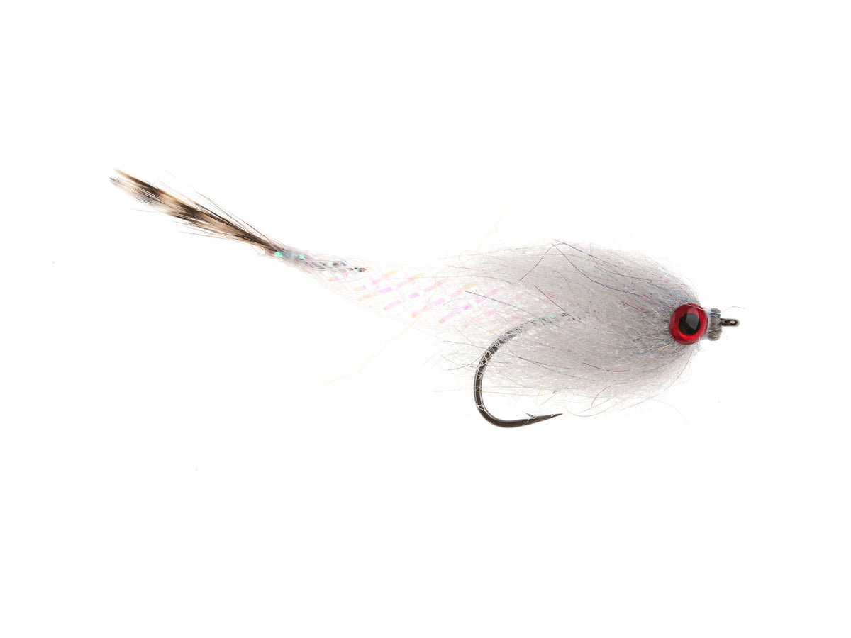 Product photo of the Grey EP Minnow Streamer, WIFREO style WY1004D