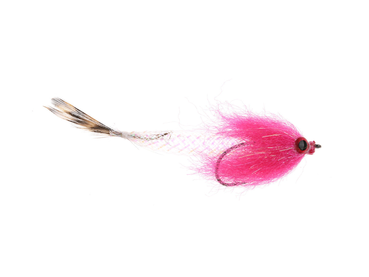 Product photo of the Pink EP Minnow Streamer, WIFREO style WY1004E