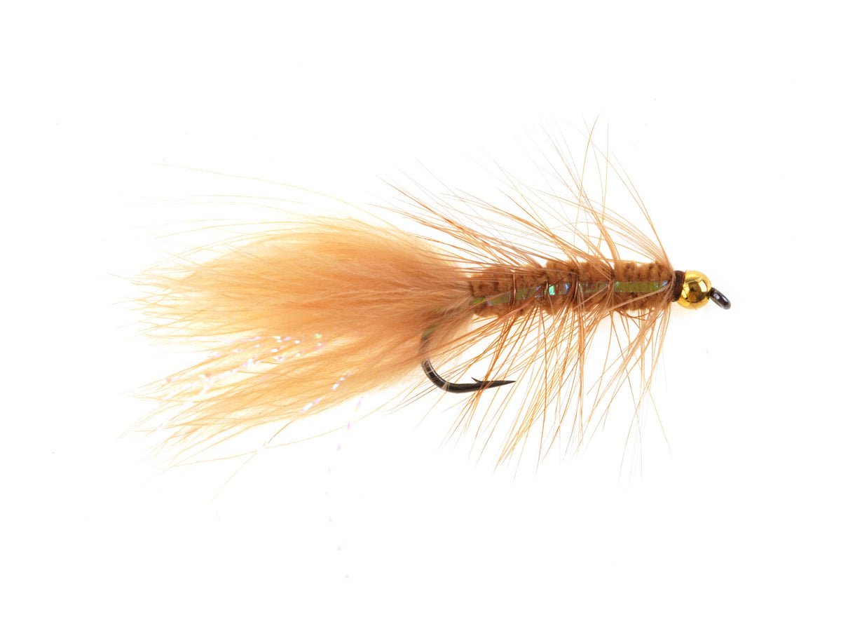 Product photo of the Brown Brass Bead Woolly Bugger, WIFREO style WY267D