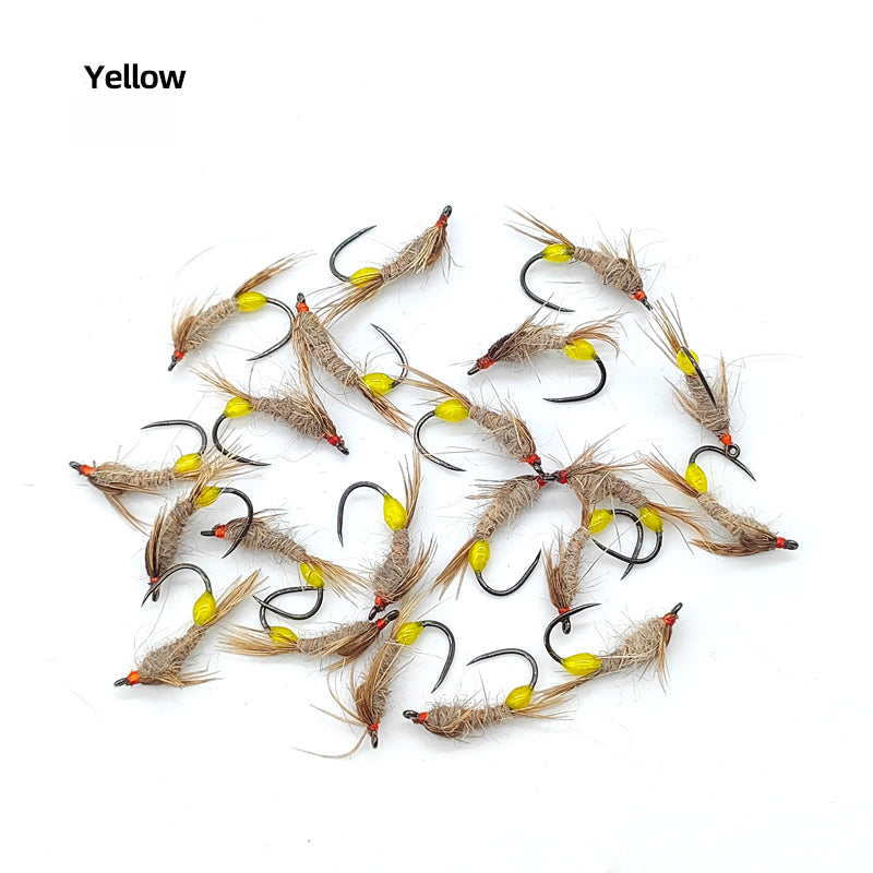Luminous Nymph Fly Fishing Lures Hand-Tied Fly Tying Hook