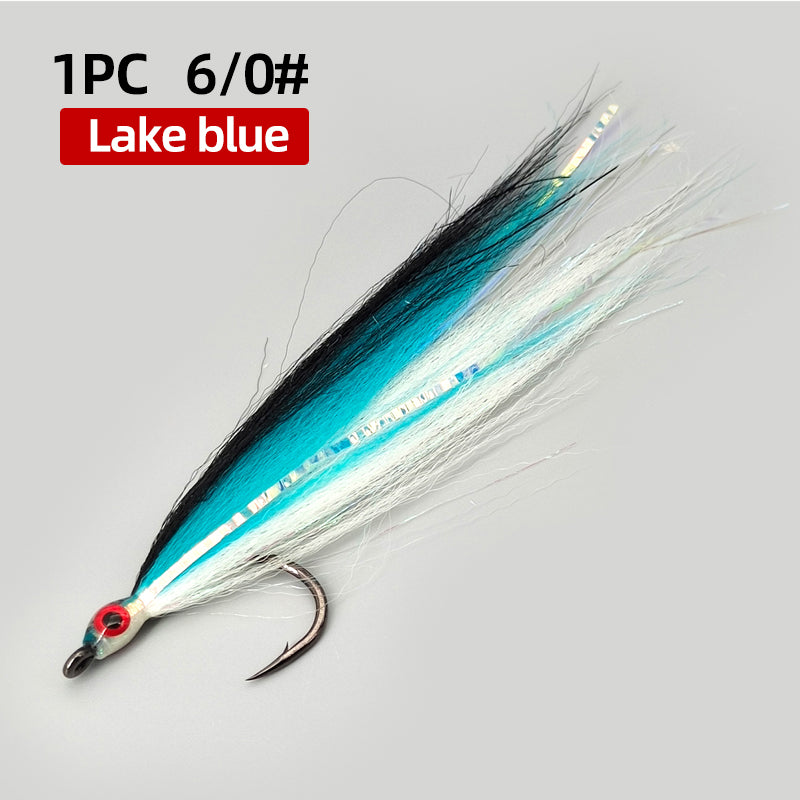 Multi-Color Big Red-Eyed Simulated Baitfish Streamer Fly