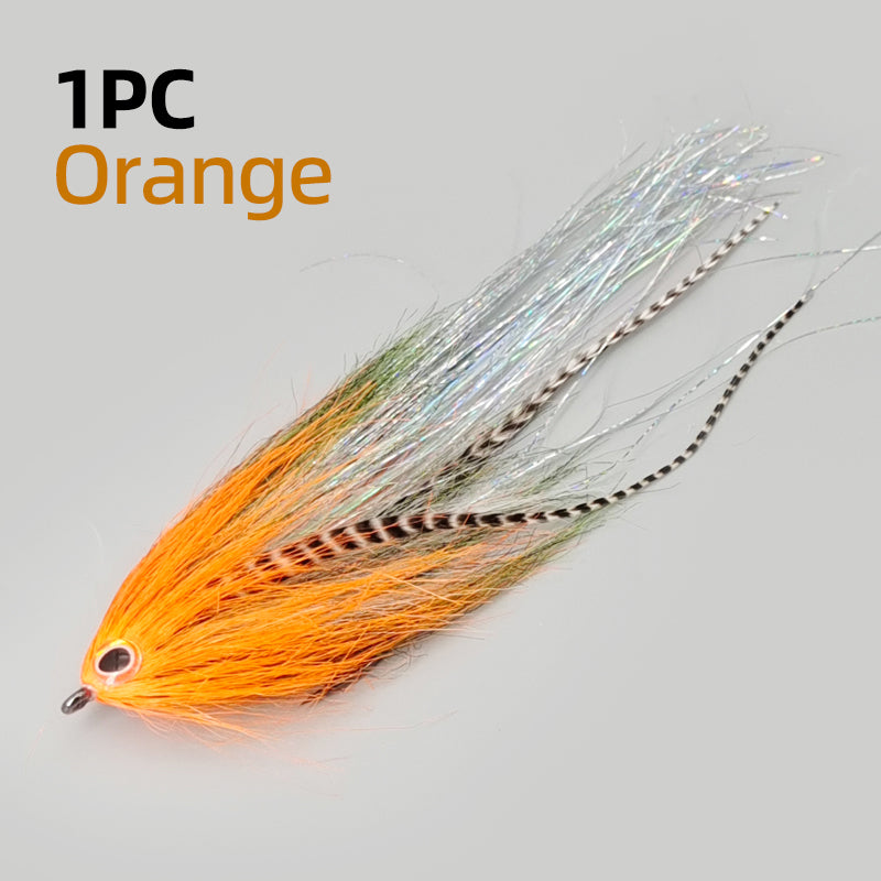 Multi-Color Big-Eyed Simulated Baitfish Streamer Fly Fishing Tackle Lure Fly Fishing Flies