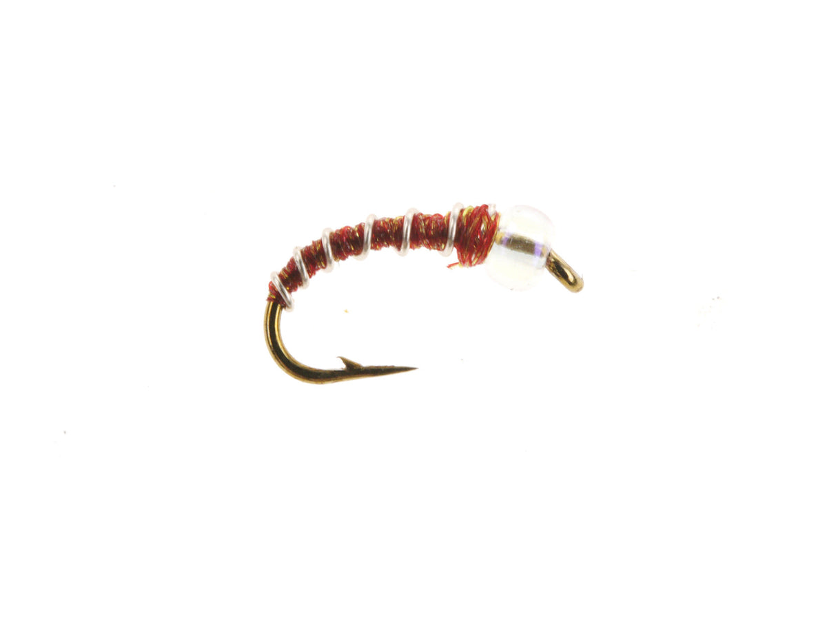 Mercury Zebra Midge - Red