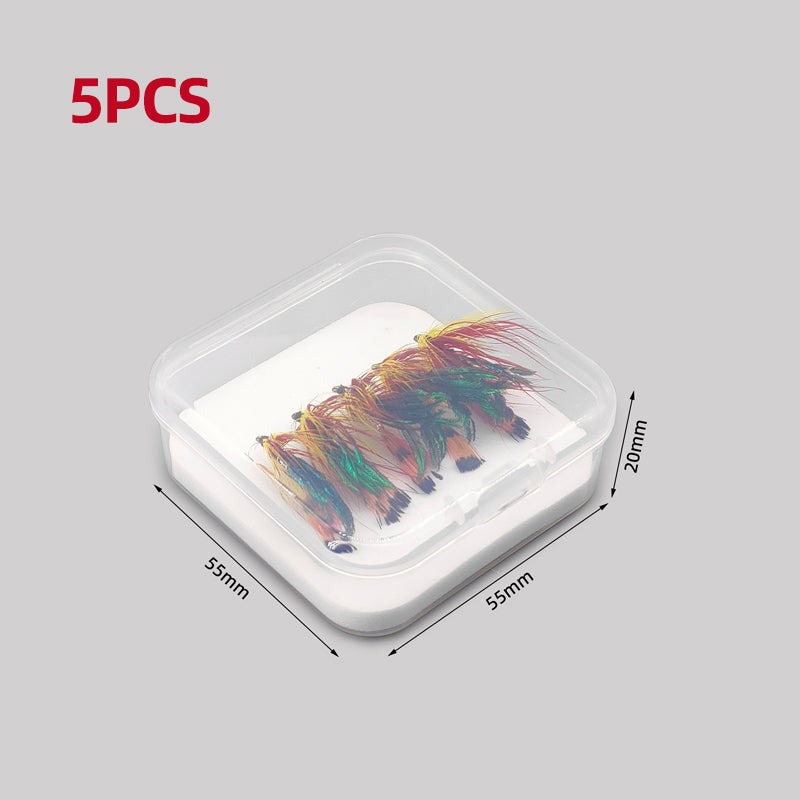 Colorful Wet Fly Tying Hook Fly Fishing Lure with Durable Flies