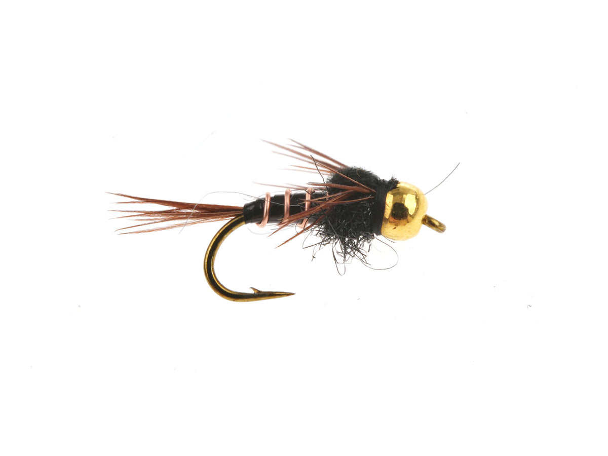 Lightning Bug Brass Bead - Black