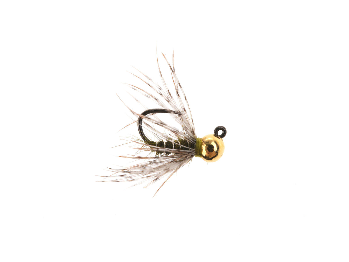 Jig Caddis Tungsten Bead - Black