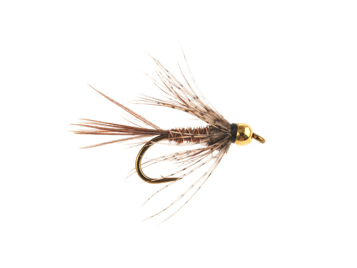 Product photo of the Soft Hackle Pheasant Tail Wet Fly – Brass Bead, WIFREO style XY105