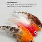 Big-Eyed Artificial Baitfish Streamer Fly Fishing Tackle Lure