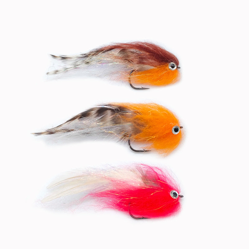 Big-Eyed Artificial Baitfish Streamer Fly Fishing Tackle Lure