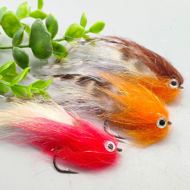 Big-Eyed Artificial Baitfish Streamer Fly Fishing Tackle Lure