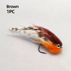 Big-Eyed Artificial Baitfish Streamer Fly Fishing Tackle Lure