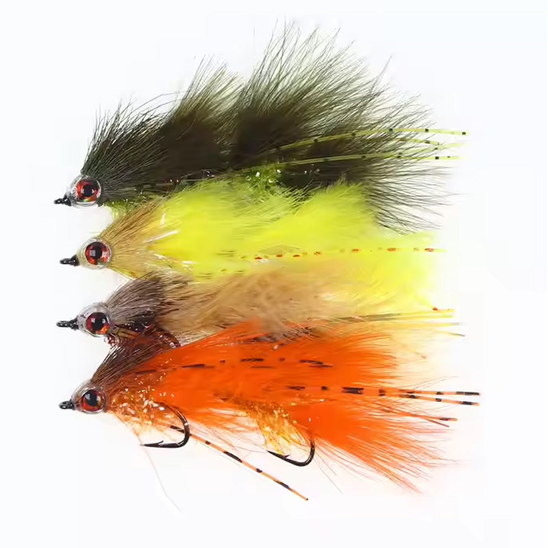 Realistic insect bait fishing lure, articulated, suitable for trout in rivers & lakes.