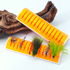 Fly Fishing 13 Slots Material & Fly Prep Station Streamers Material Organizer Semi-finished Lure Display Holder Silicone Tool
