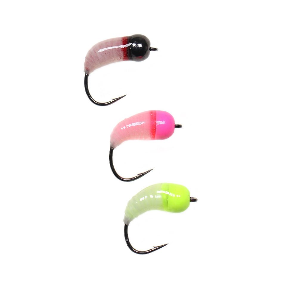 Large Brass Beaded Nymph with Hairy-Legged Flying Caddis Larvae for Ice Fishing Trout & Bluegill Flying Insect Lures Accessory